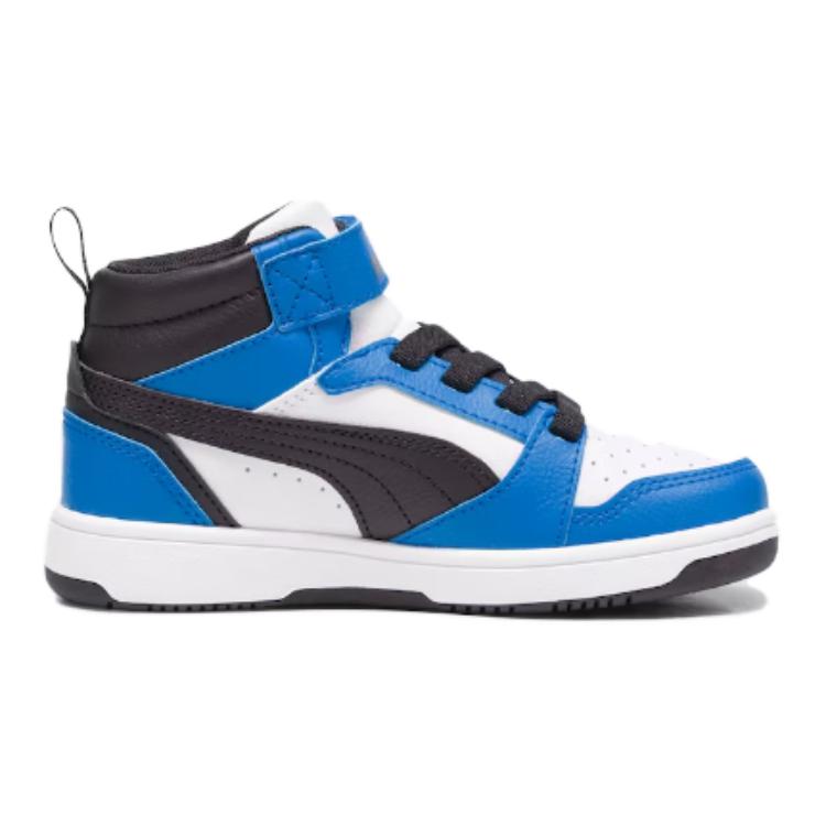 Puma Rebound Mid Kids Sneakers Kids Sneakers White Blue 393832-06