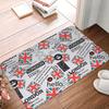 Felpudo Antideslizante Alfombra para Puerta Alfombrilla Alfombra de Baño Cocina Baño 40*60cm