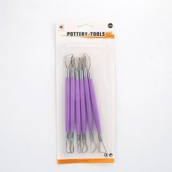 Ceramic Tool Set: 6-Piece Plastic Clay Tools for Beginners