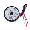 12V 24 LED Car Motorcycle Trailer Amber Round Rear Tail Brake Stop Marker Light Lamp Indicator Fit for Pickups Trucks SUVs RVs