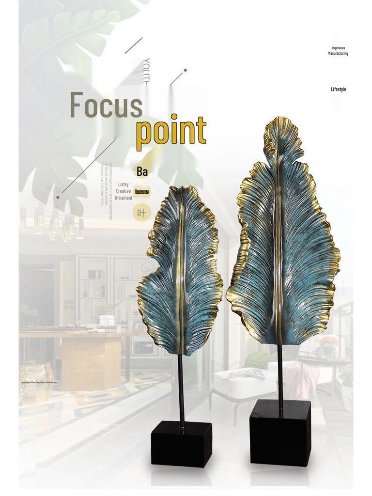 Large Banana Leaf Ornament for Home Decor: Ideal Grand Opening or Housewarming Gift