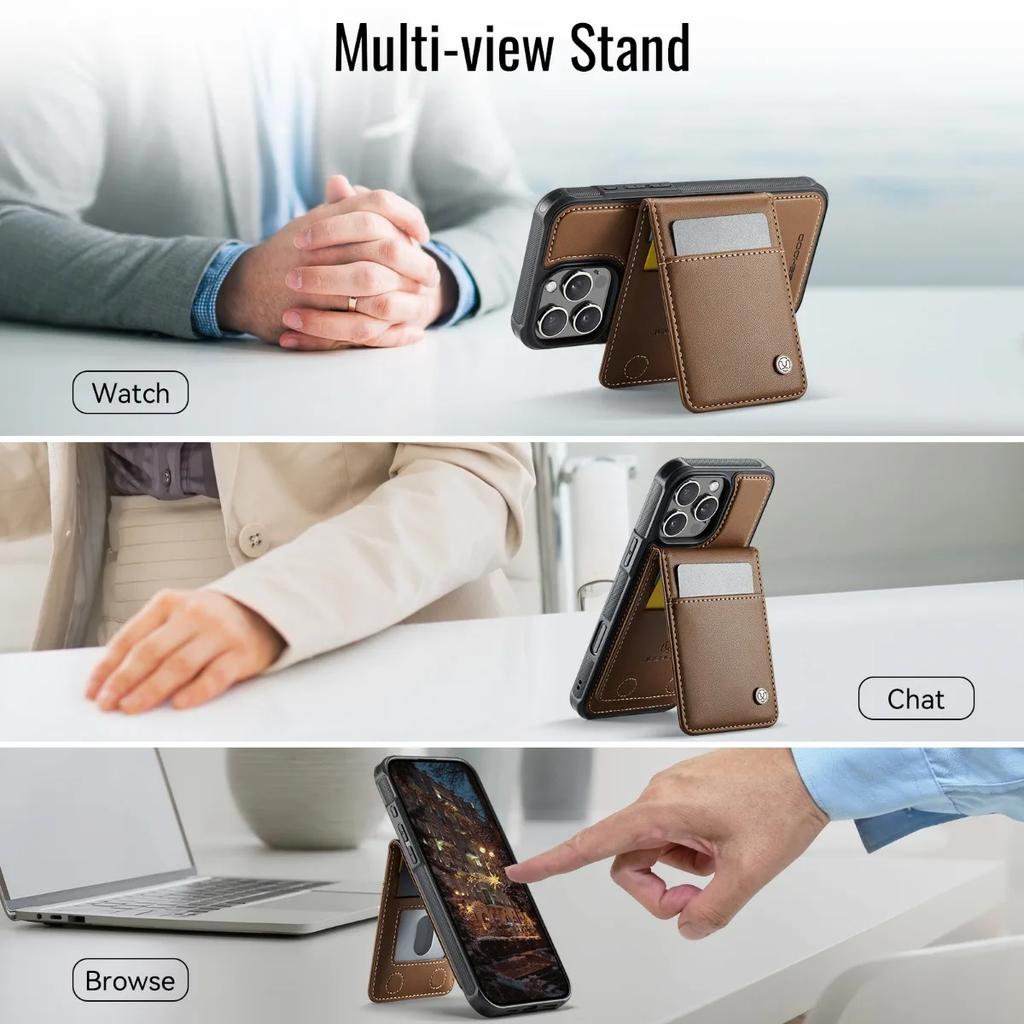 Phone Case For iPhone 16 Pro Max 15 14 13 12 11 XS XR X SE 7 8 Plus 2-in-1Detachable Wallet RFID-blocking Card Holder