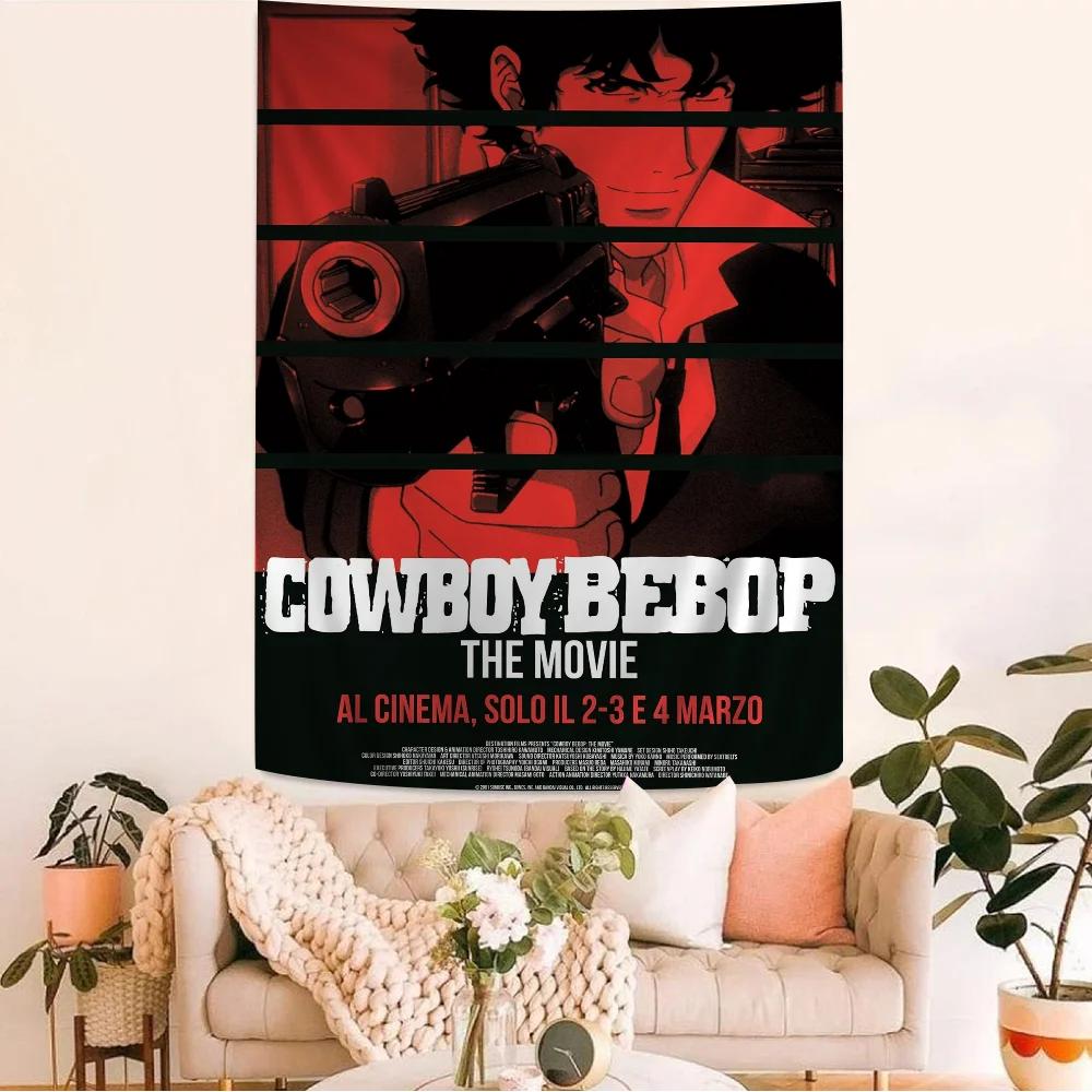 CCowboy Bebop Cartoon Tapestry Wall Hanging Decoration Household Home Decor