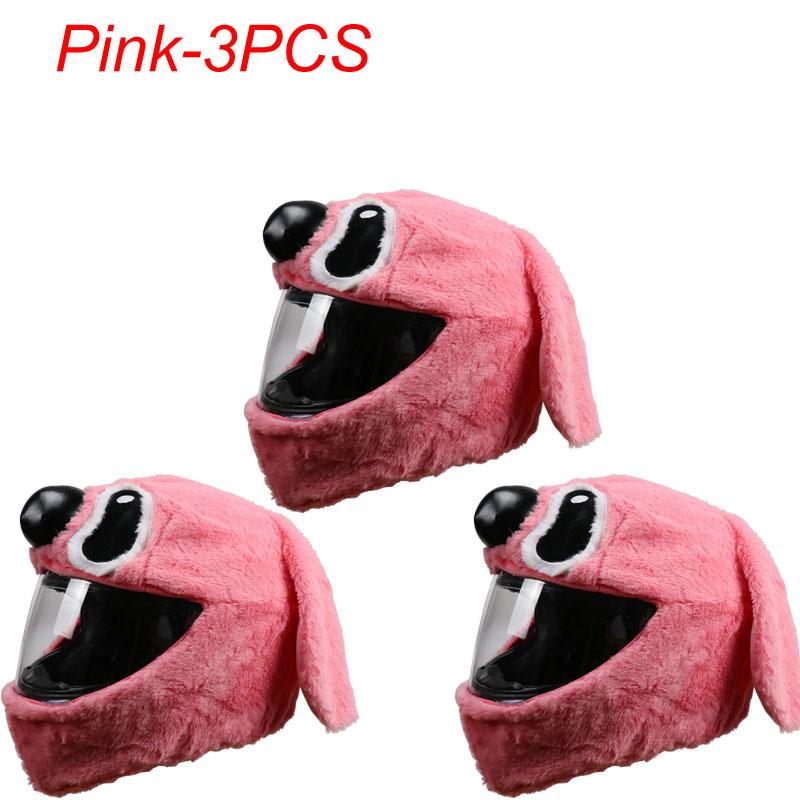 Motorcycle Helmet Cartoons Plush Helmet Protective Cover Helmet Full Face Covers For Outdoor Fun Personalized Helmets Christmas