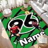 Individuell bedruckter Teppich mit Namen Hannover 96 Fußball-Print, vielseitiger Heimdekor-Teppich, für Spielzimmer, Wohnung, Balkon, Eingangsbereich, Flur Geschenk