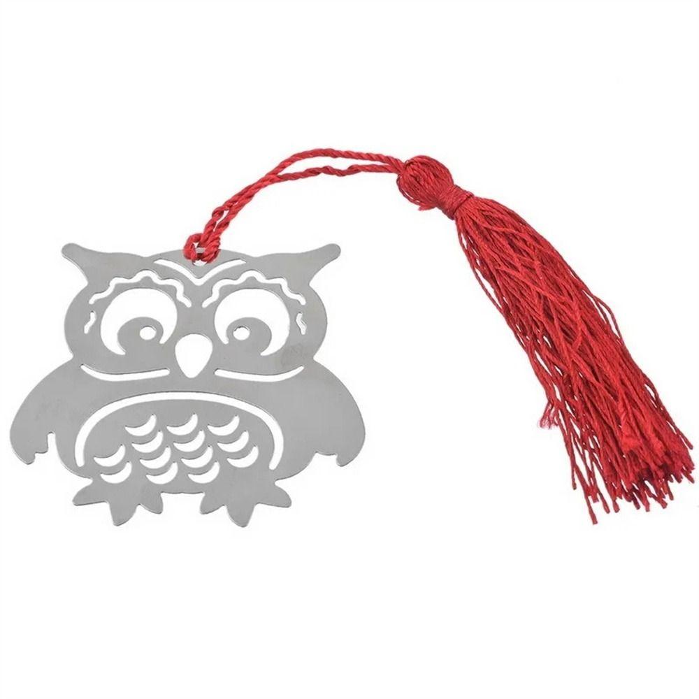 Snowfake Book Marker Music Note Metal Book Clip Novelty Owl Book Markers  Student Children