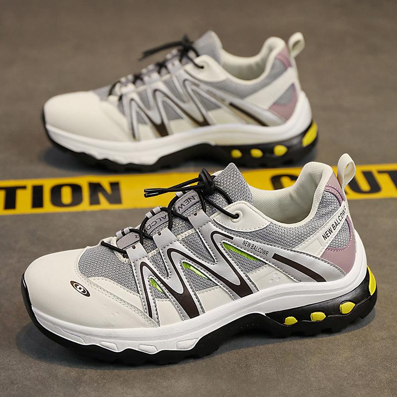 Shoes spring new outdoor jogging breathable college style casual sports shoes platform dad shoes