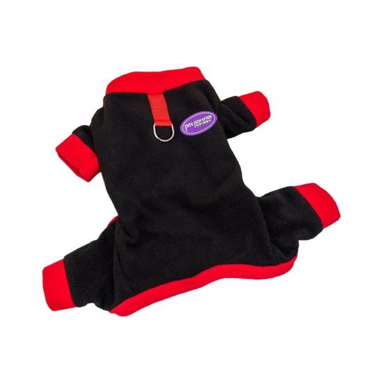 

Теплая зимняя одежда для собак, толстое флисовое пальто для собак, термокуртка для домашних животных, комбинезон для холодной погоды для маленьких собак 2XL чёрный