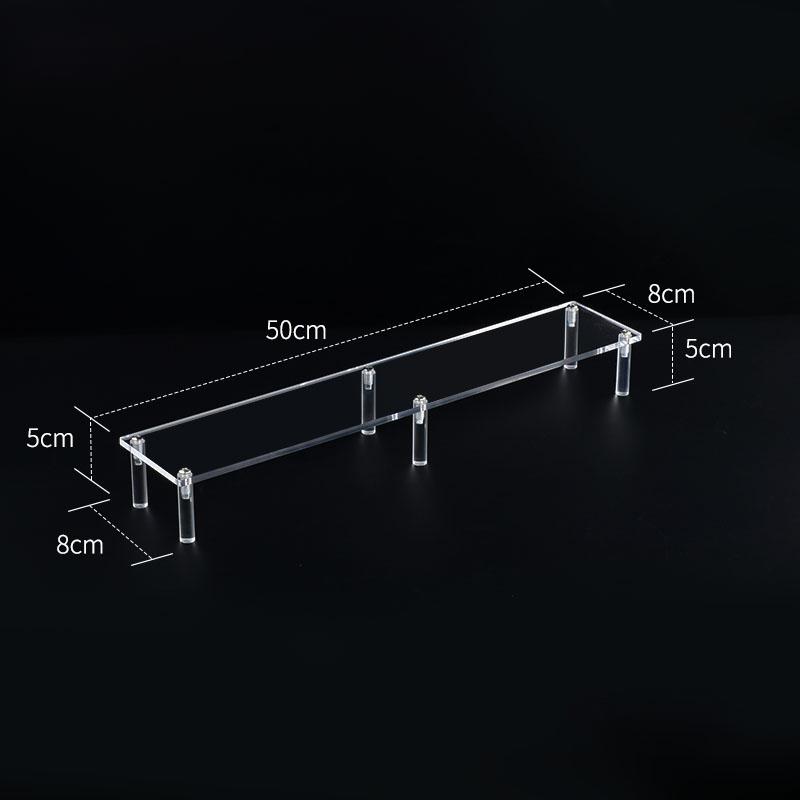 Clear 1-6 Tier Acrylic Display Stand for Funko Figures, Cupcake, Cosmetics, Perfume,Blind Box Display Riser Rack Dessert Shelf