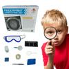 Kids Spy Kit Detective Fingerprint Toys Gifts for Boy Girl Science Experiments Learning Educational Fingerprint Kit with Glasses
