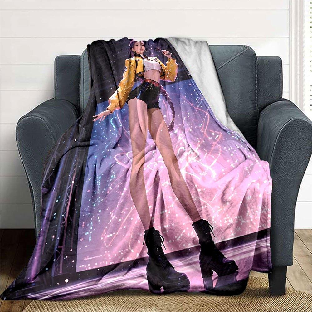 1pc Hunter X (24) Blanket - Soft Warm Throw for Home, Office, Travel - All-Season Cozy Bedding Gift, Office Cozy AccessoryB24
