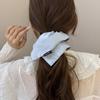 Full Sky Star Satin Large Intestine Hair Band, Solid Color High-end Hair Accessory, Hair Tie, Hair Tie, Hair Accessory, Leather Band