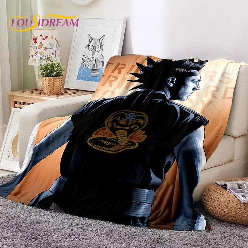 3D Cobra Kai Classics TV Amanda Karate Soft Flannel Blanket for Beds Bedroom Sofa Picnic,Throw Blanket for Cover Outdoor Leisure