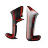 Carbon Fiber Style Center Console Dashboard Frame Instrument Panel Side Cover Trim Accessories for 2025-2026 Toyota Camry