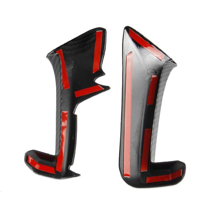 Carbon Fiber Style Center Console Dashboard Frame Instrument Panel Side Cover Trim Accessories for 2025-2026 Toyota Camry