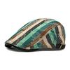 Spring Cotton Print Newsboy Caps Flat Peaked Cap Men and Women Painter Beret Hats 160