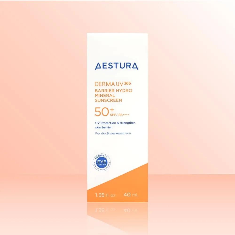 

Aestura Derma UV365 Минеральный солнцезащитный крем с барьерным увлажнением 40 мл (SPF50 +)
