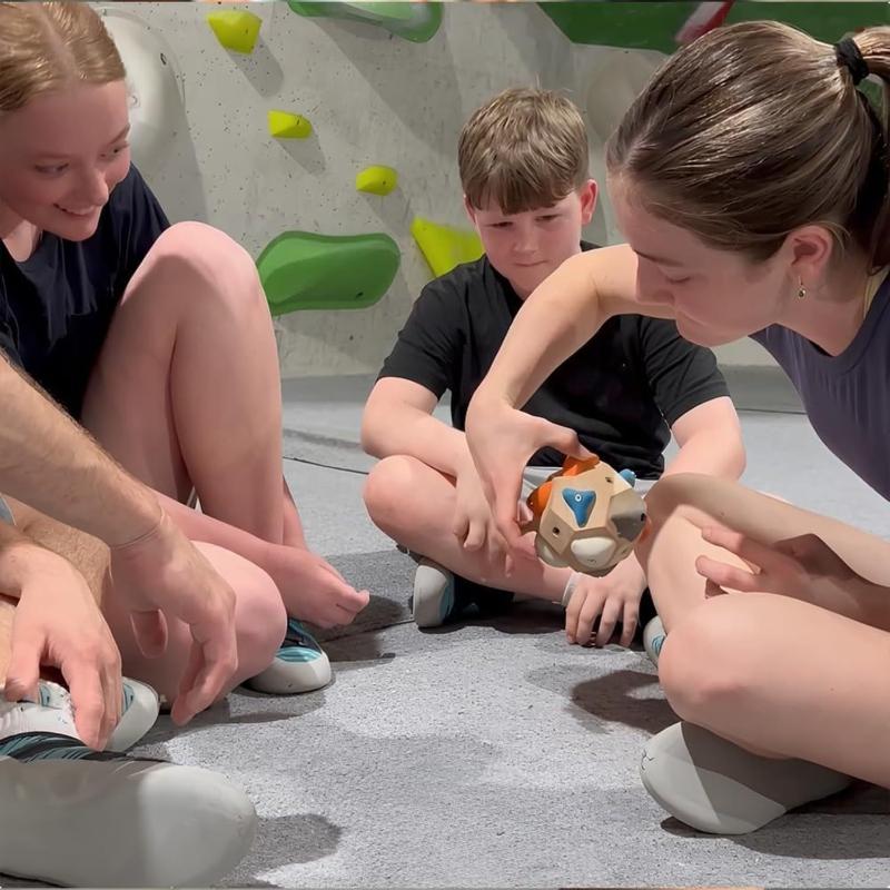 DIY Handgefertigte Boulderblock Klettergriffe Krafttrainingsgerät für Griffkraft & Präzision Funktionelle Fitness Fit Klettern