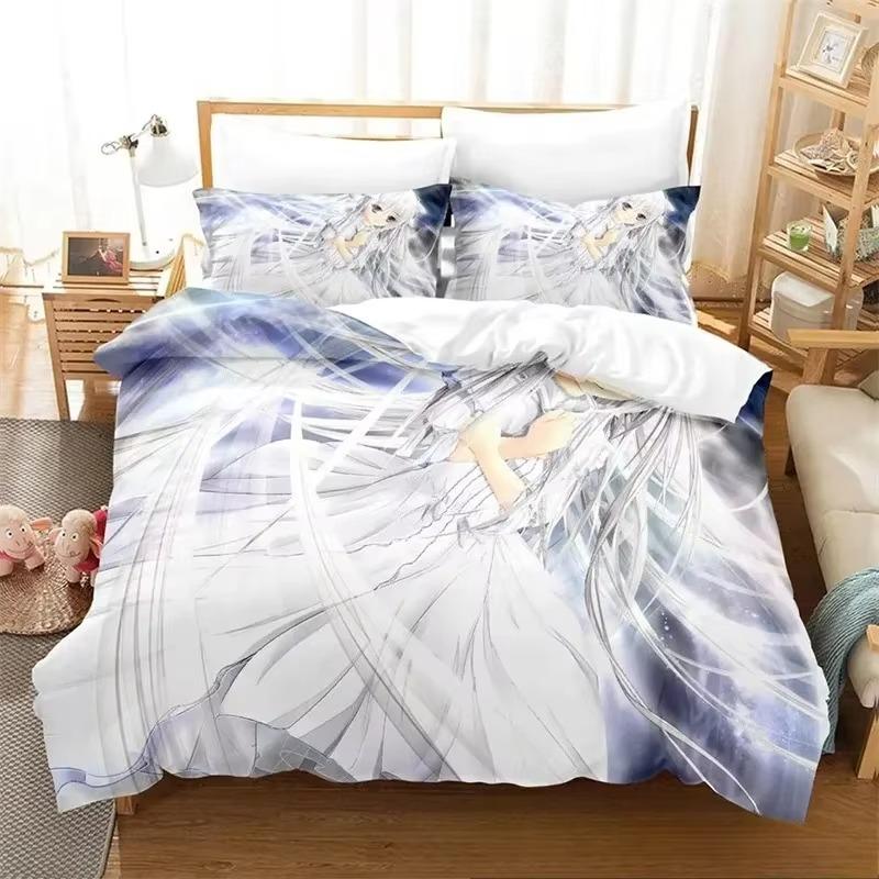 Anime Yosuga No Sora Bedding Set,Duvet Cover Comforter Bed Set Quilt Cover Pillowcase,King Queen Twin Size Boys Girls Adultse