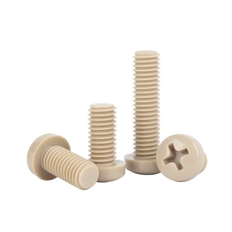 GUWANJI PEEK Nylon Cross Recessed Pan Head Machine Screws