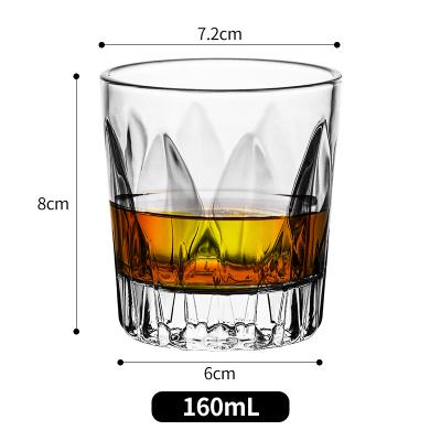 Fashion Whiskey Glasses, Scotch Whisky, Bourbon, Cocktails, RUM, Durable Whiskey Glasses 160-350ml