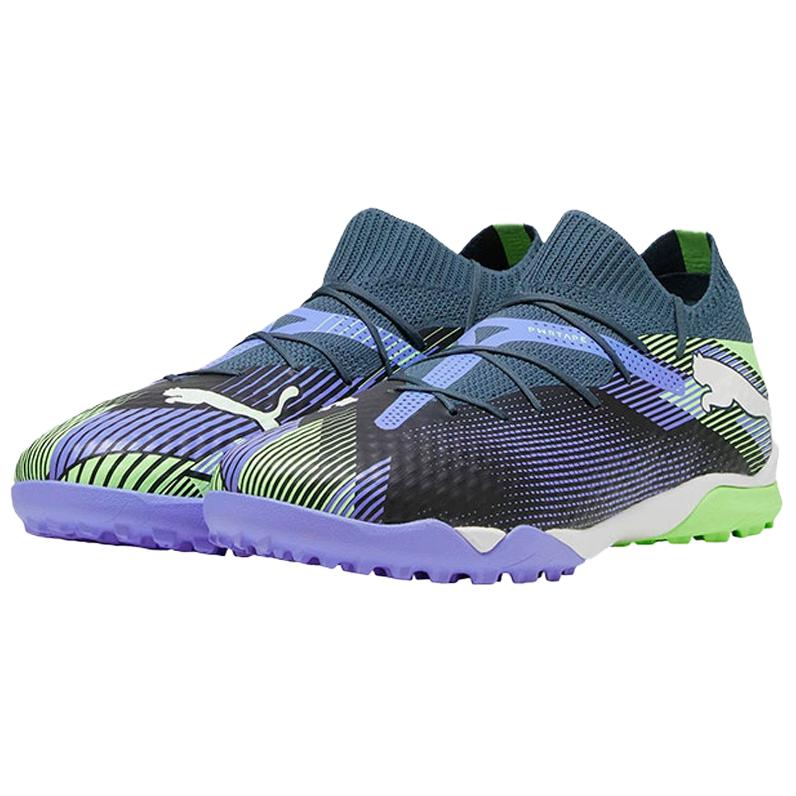 Puma Future Pro 7 Cage TF Lights Out Pack Men Sneakers Teal Grey-Skies White 107923-04
