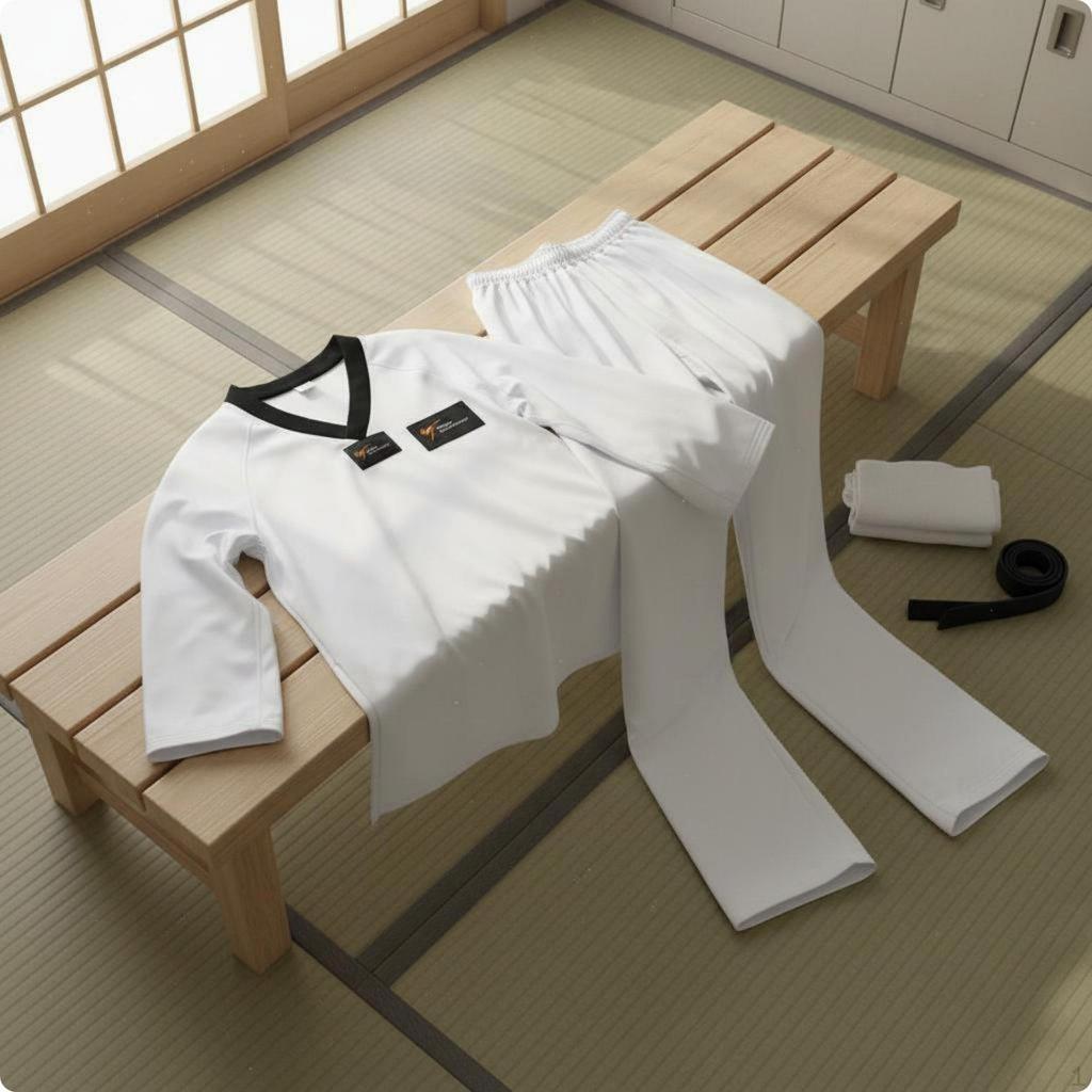 Oddychający Dobok Taekwondo na Zawody Strój Treningowy Sztuk Walki dla Sportowców