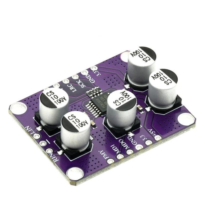 1/2Pcs PCM1808 High SNR 105dB Stereo Audio ADC Board 24-bit Amplifier Module for HiFi Sound System Modification