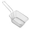 French Fry Serving Basket Mini Chips Deep Fry Baskets Stainless Steel Food Presentation Strainer Ergonomic Grip Fryer Accessory
