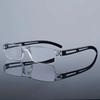 Anti Blue Light Men Ultralight Reading Eyewear Unisex Frameless Presbyopic Glasses Women High-definition Fashion Reading Glasses