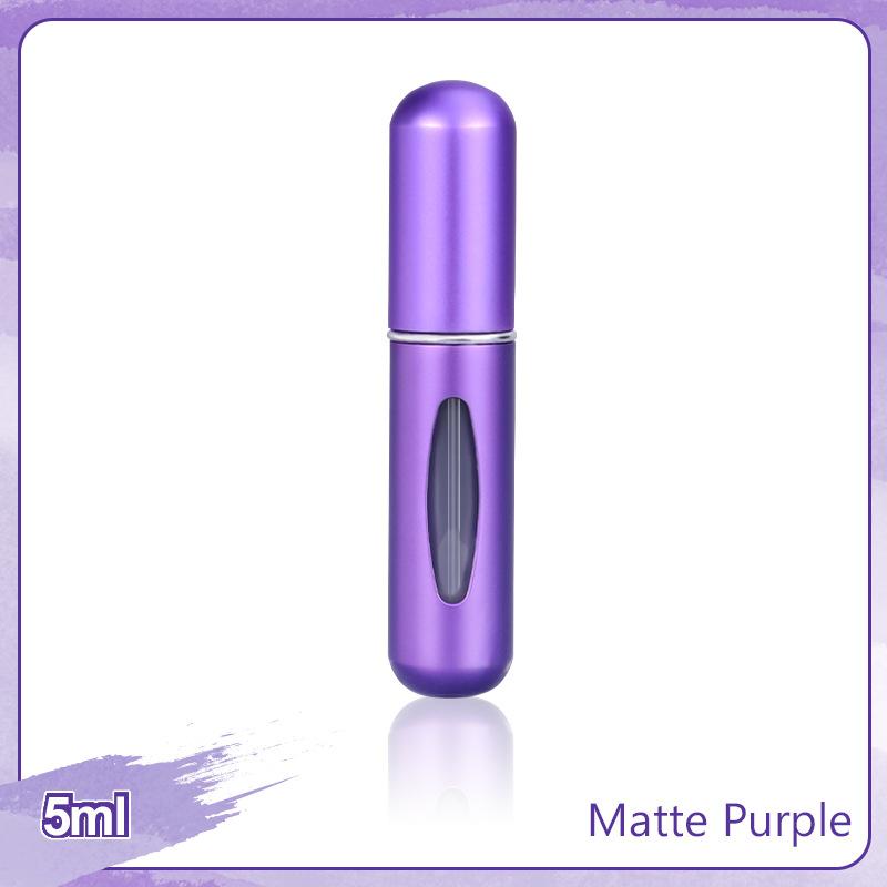 10ml 5ml Mini Portable Perfume Spray Aluminium Travel Self-Pumping Dispenser Bottle Bottom Direct Fill Jar Cosmetic Empty Tool