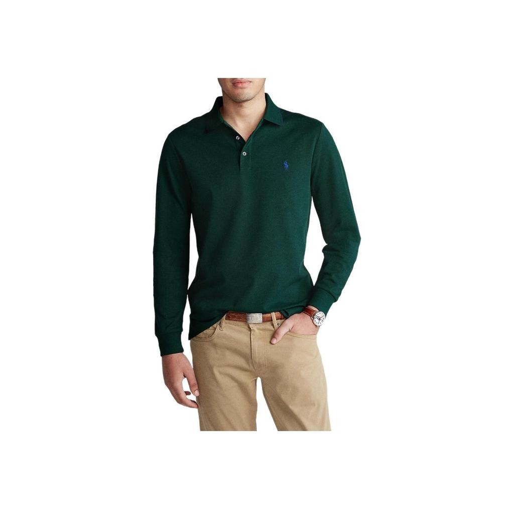 Polo Ralph Lauren Ss24 Pony Logo Embroidered Polo Shirt Men tops Dark-Green MNPOKNI16820815-300