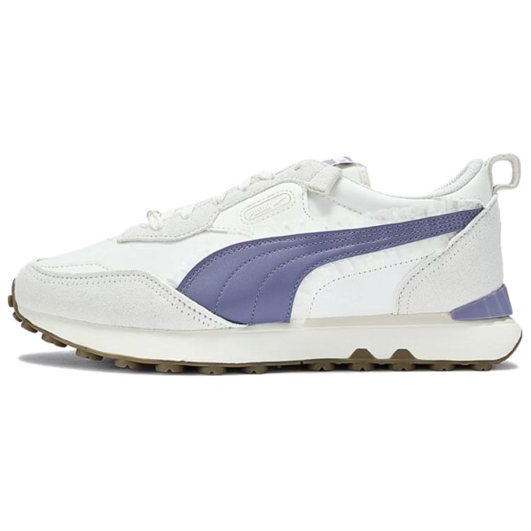 

Puma Speedcat Duo Lace Comfortable Versatile Low-Top Lifestyle Casual Shoes Women sneaker White Purple 408775-01 35.5