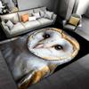 Majestic Owl Close Up Carpet Yoga Living Room Room Decor Children's Crawling Mat Doormat Area Rug Games Mat