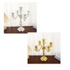 3/5-Arm European Vintage Floor Candelabra Romantic Wedding Decoration for Home Events