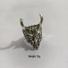 New Dark Style Bull Head Ghost Mask Ring - Trendy and Cool Personality Series