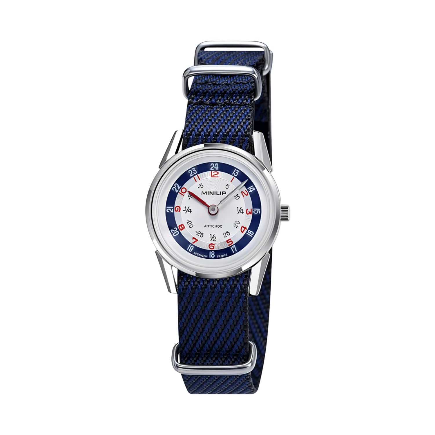

Authorized Distributor Lip Watch Ladies 671971 Mini Lip 29mm Nylon Belt Blue Student [LIP] [MINI LIP] синій
