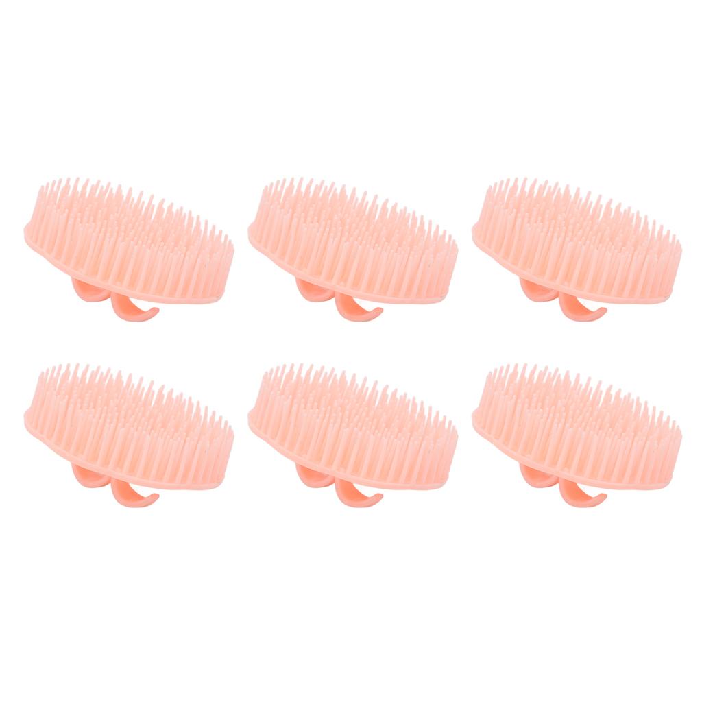 10pcs Resin Scalp Massager Scrubber Men Women Wet Dry Dandruff Removal Shampoo Brush for Hair Care