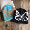 Knitted Butterfly Faux Mink Hat For Women Winter Warmth And Windproof Comfort