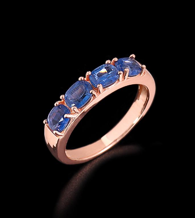 

Легка розкіш Натуральні овальні 4*5 мм сережки з кіаніту для жінок Класичні прикраси з срібла 925 проби для подарунка на День святого Валентина, заручини US RING SIZE:10# синій