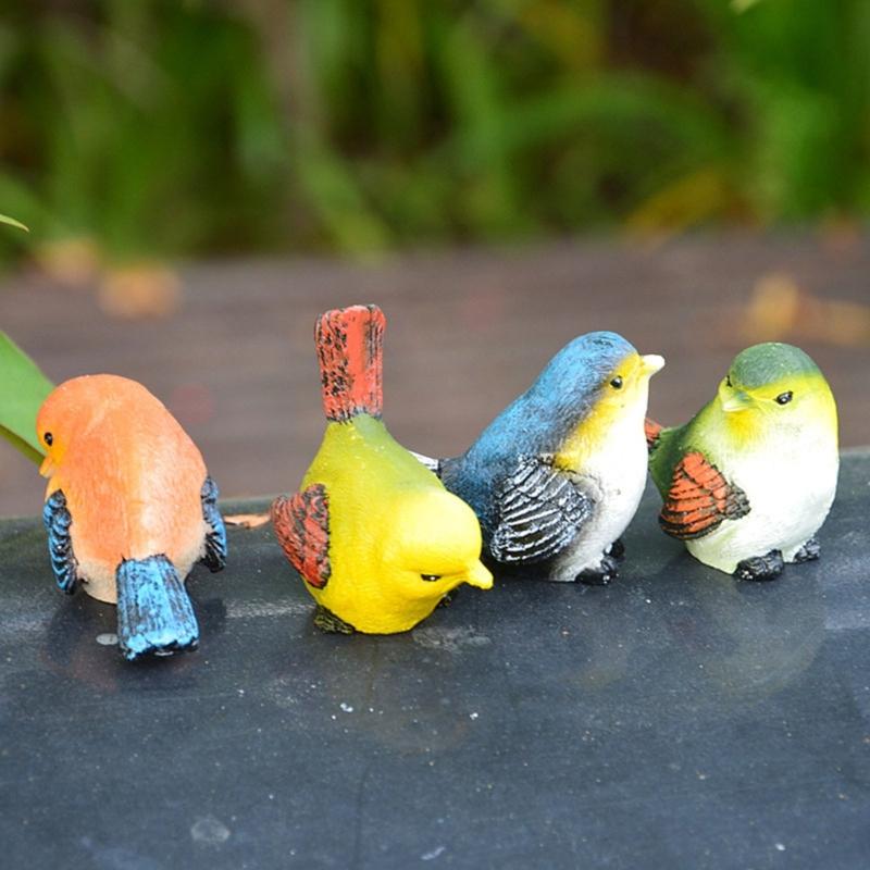 Bird Garden Decors Welcome Sign Sculpture Statues for Yard Lawn Funny Ornaments Outside Figurine Home Decorations