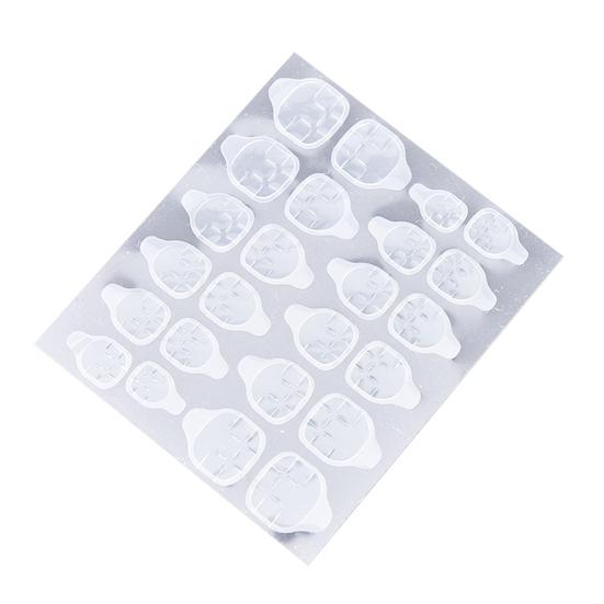 Прозрачная двухсторонняя клейкая наклейка для ногтей, желейная гелевая лента, маникюрный инструмент