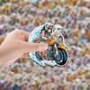 100 Cyber motorcycle Stickers Pack Skateboard Suitcase Mobile Phone Decoration Stickers Waterproof Creative Childrens DIY Stickers