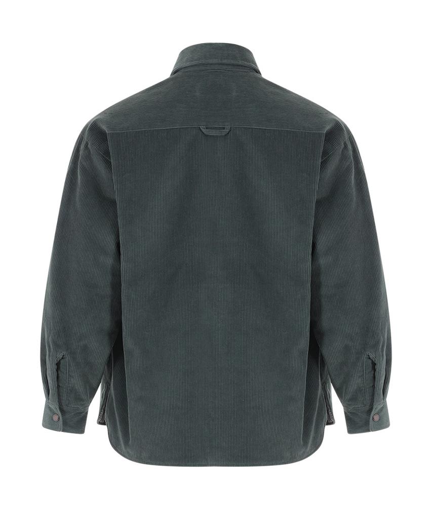 OFFGRID Over Pocket Corduroy Shacket - Dark Khaki