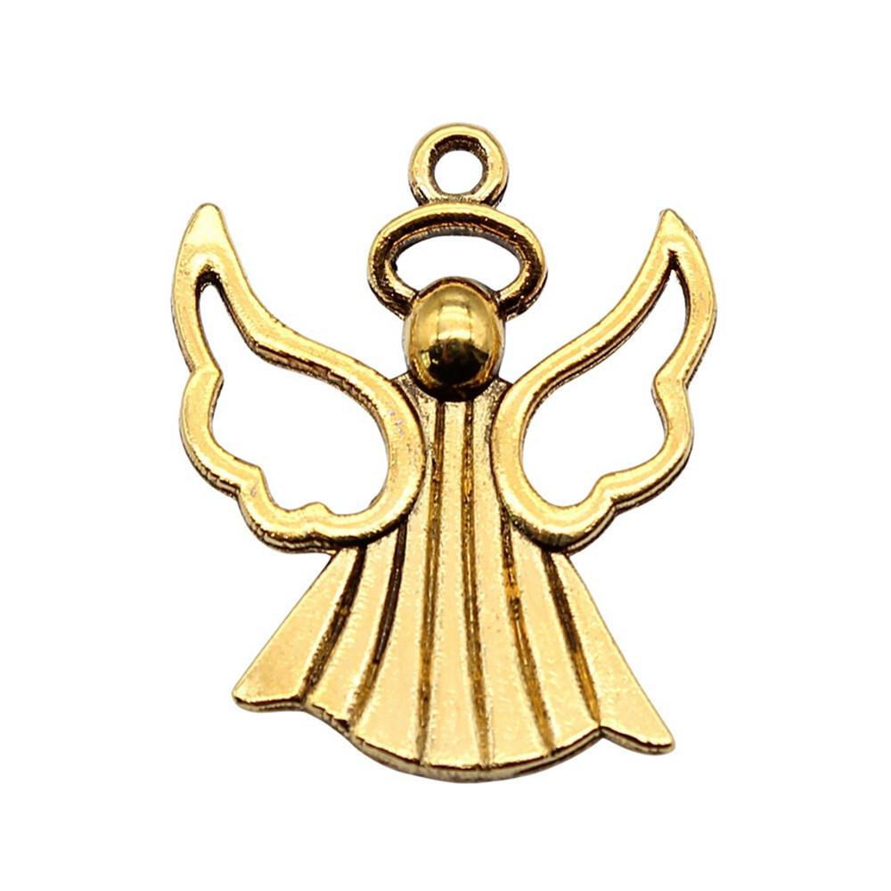 Angel Charms Alloy Fairy Pendants For Religious Holiday Jewelry Making