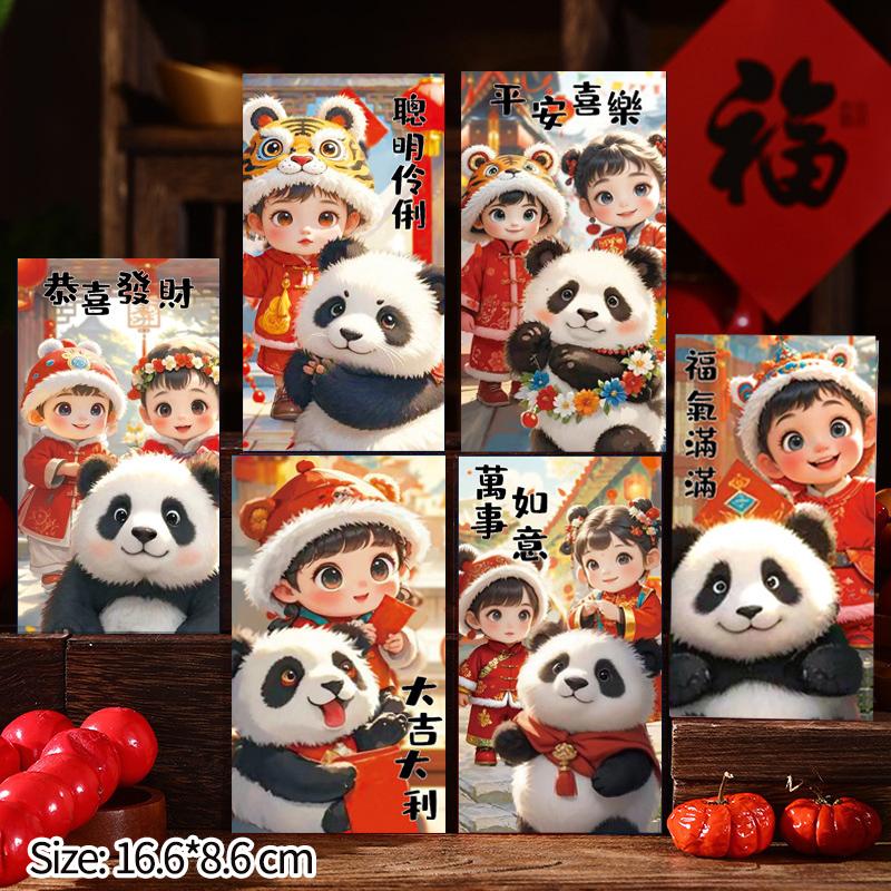Pferdejahr Rote Umschläge Chinesisches Neujahr Rote Tasche Frühlingsfest Glücksgeld Verpackungsbeutel Hongbao Gruß Segen Geschenk