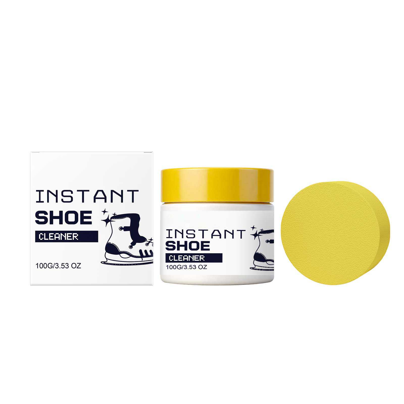 

Shoe Cleaning Cream: Gentle Care, Stain Removal, -removing, Portable And Easy-to-use Cleaning Cream. One Size
