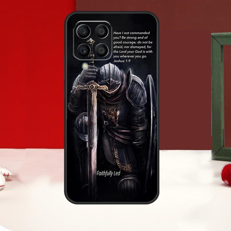Christian Templar Knights Case For Samsung Galaxy M52 M32 M22 M12 M14 M54 M13 M23 M33 M53 M11 M21 M31 M51 M30s Coque