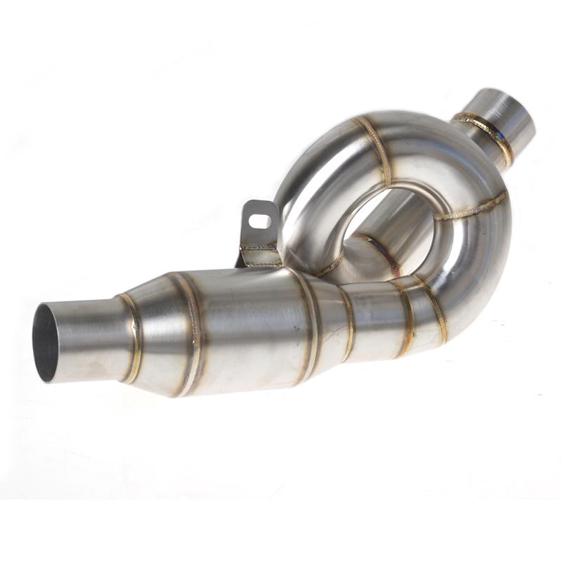 Suitable for Kawasaki Z800: Revolving & Rotating Mid-Section Exhaust Pipe Front Bend