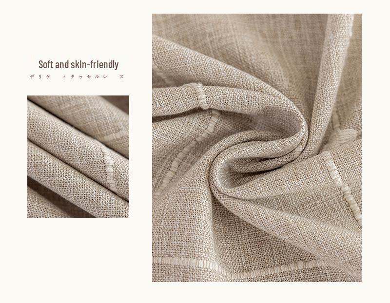 Waterproof, Dustproof, Wear-resistant, Non-slip Jacquard Round Tablecloth for Coffee Tables.